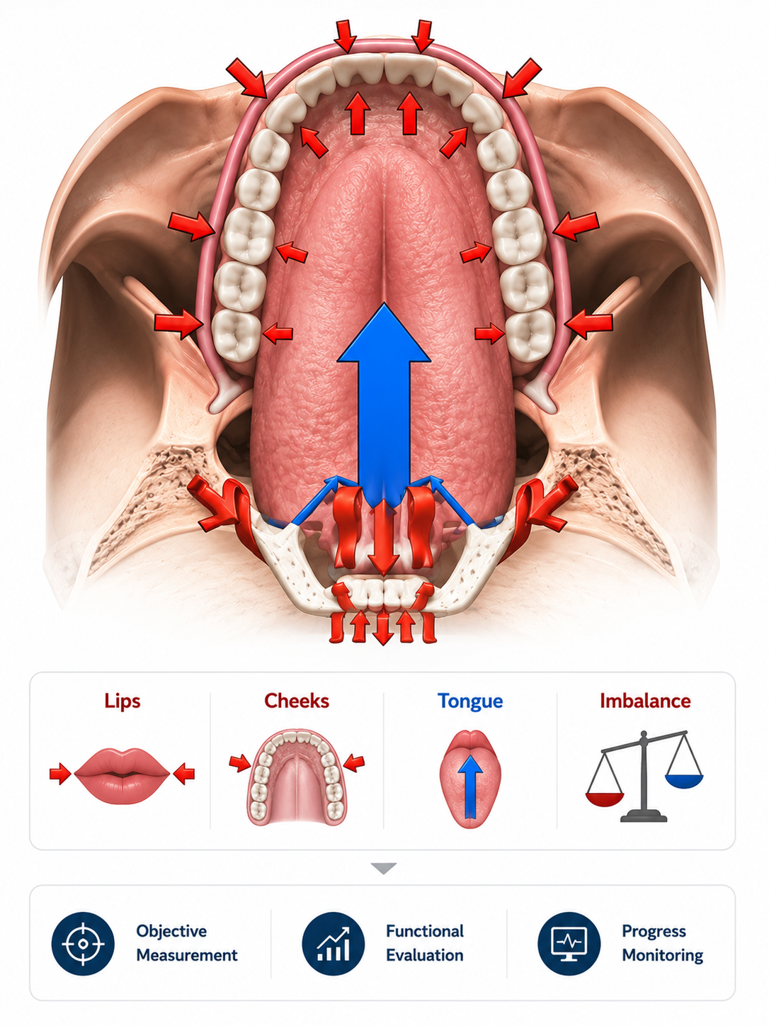 Orthodontic functional illustration