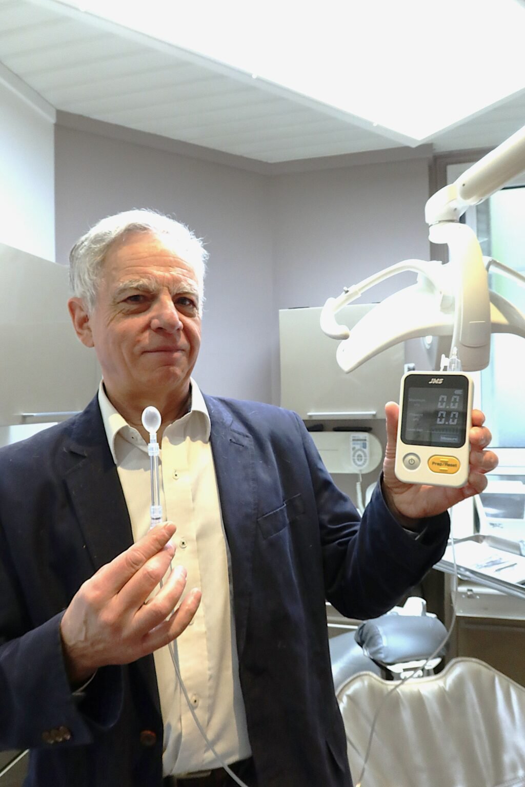 Medical Professional with TPMD Device